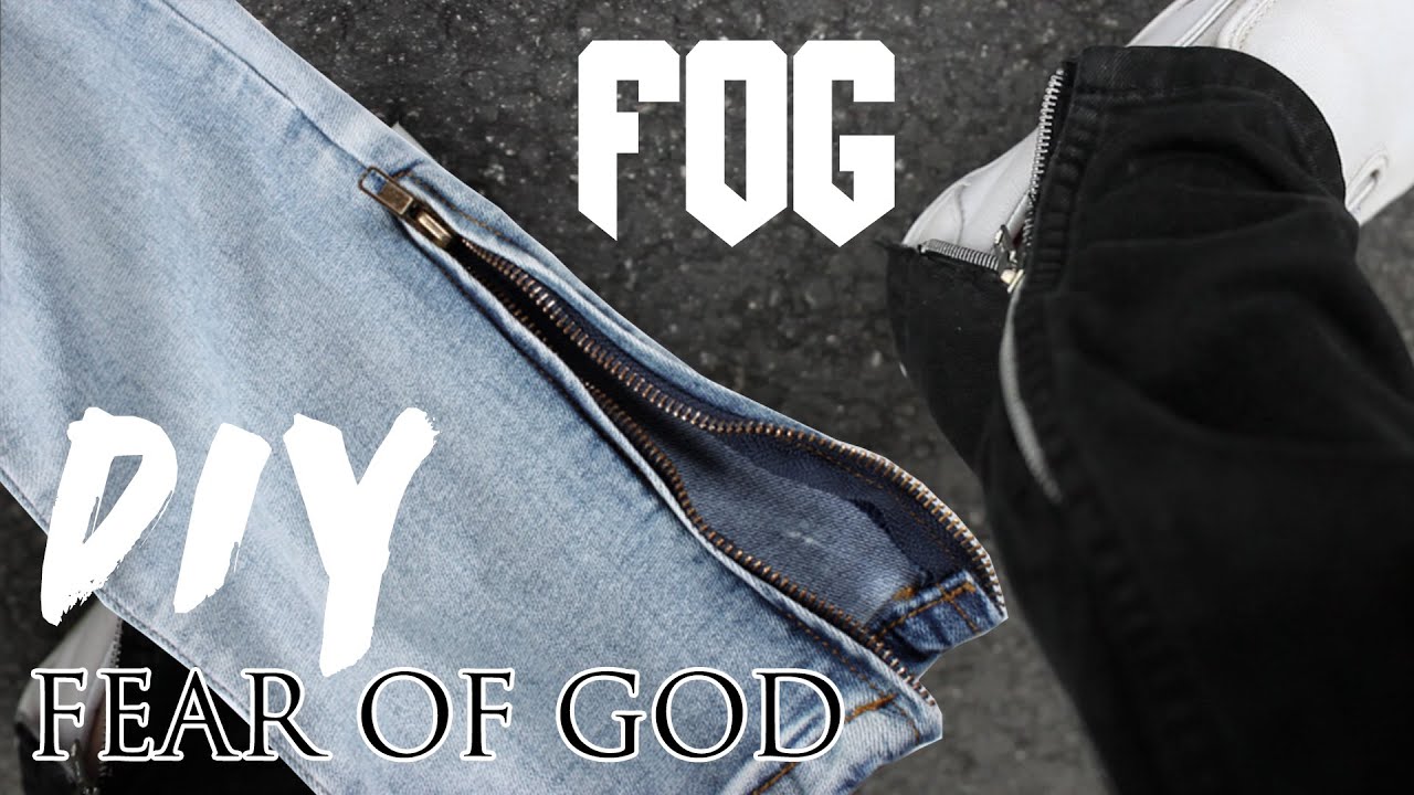 Fear Of God Zipper Jeans DIY