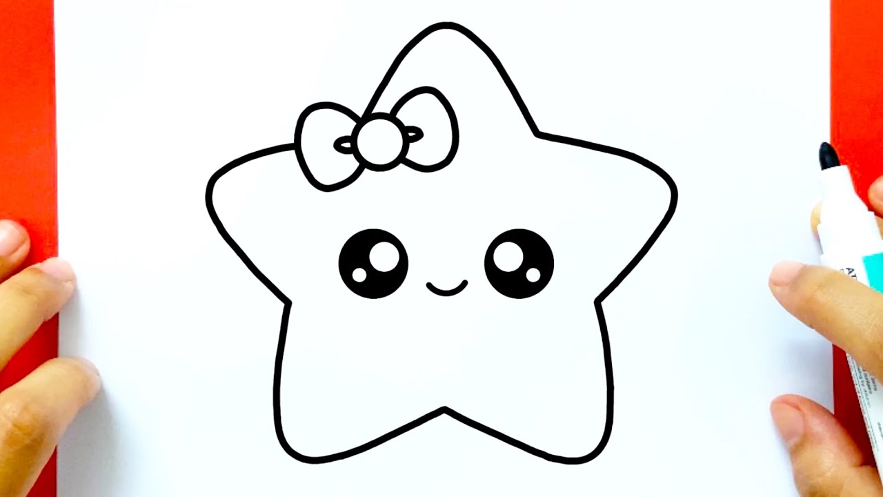 رسم نجمة رمضان خطوة بخطوة / رسم سهل / تعليم الرسم للمبتدئين How to draw a star