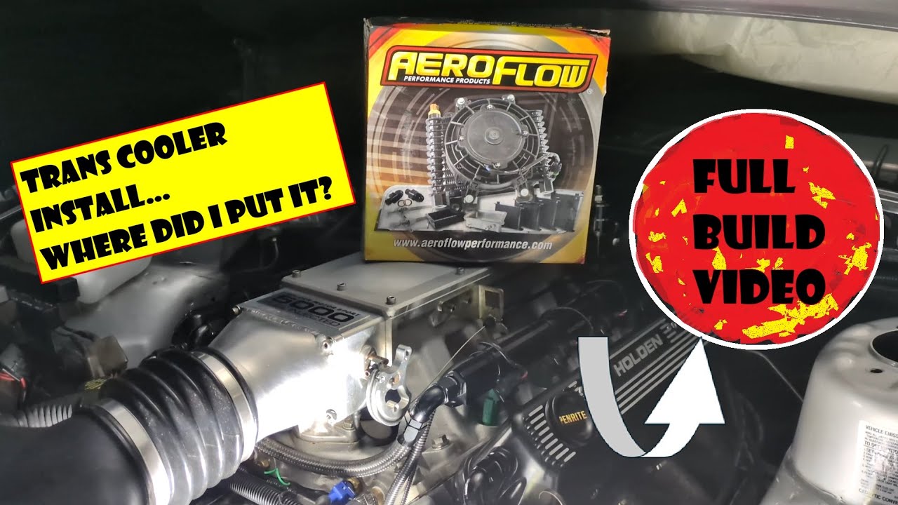 VN V8 Aeroflow Trans Cooler AF72-6003 DIY install