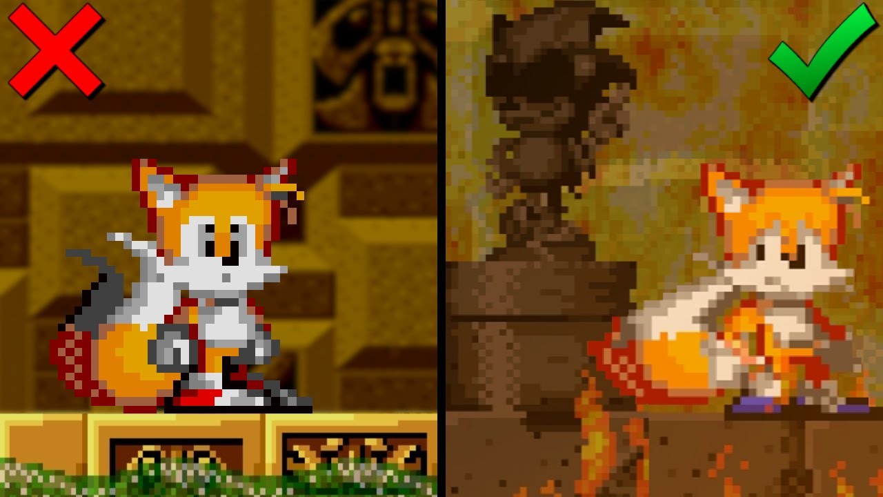 Tails Is Burning With Labyrinth Zone