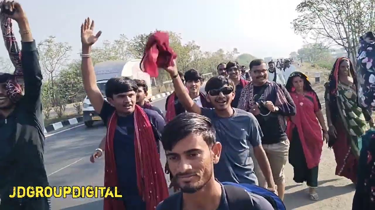 દ્વારકા પગપાળા સંઘ 🚩 થાનગઢ થી દ્વારકા પગપાળા સંઘ 🚩Day-4 🚶Dwarka Padyatra 2026🚶