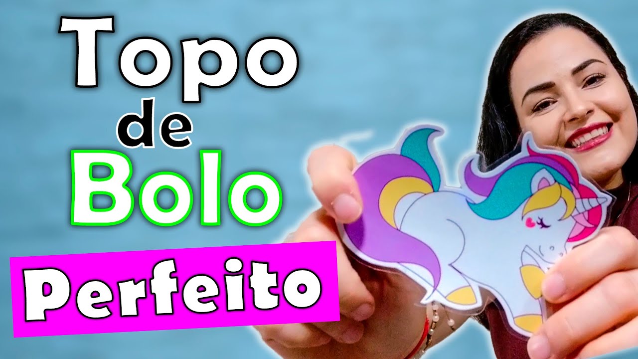 Como Fazer um topo de bolo sem manchar o papel - Dica de Topo de Bolo Perfeito