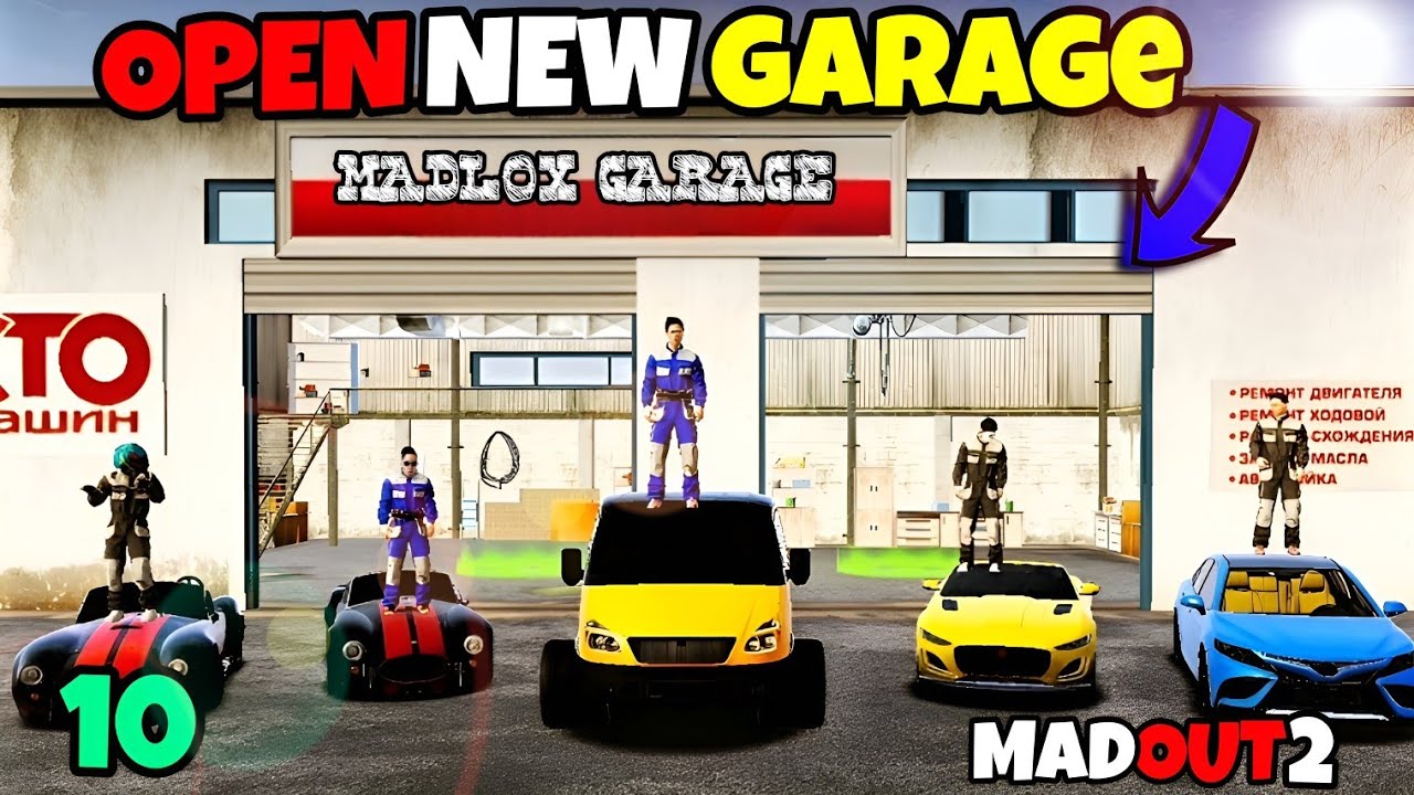 Opening new garage in madout2 😱// madout2 gameplay #10