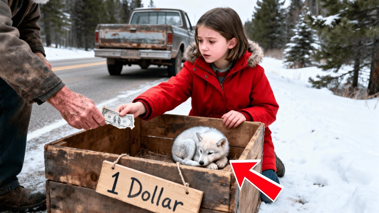 A Little Girl Bought a Wolf for 1 Dollar — No One Expected What That Wolf Would Become