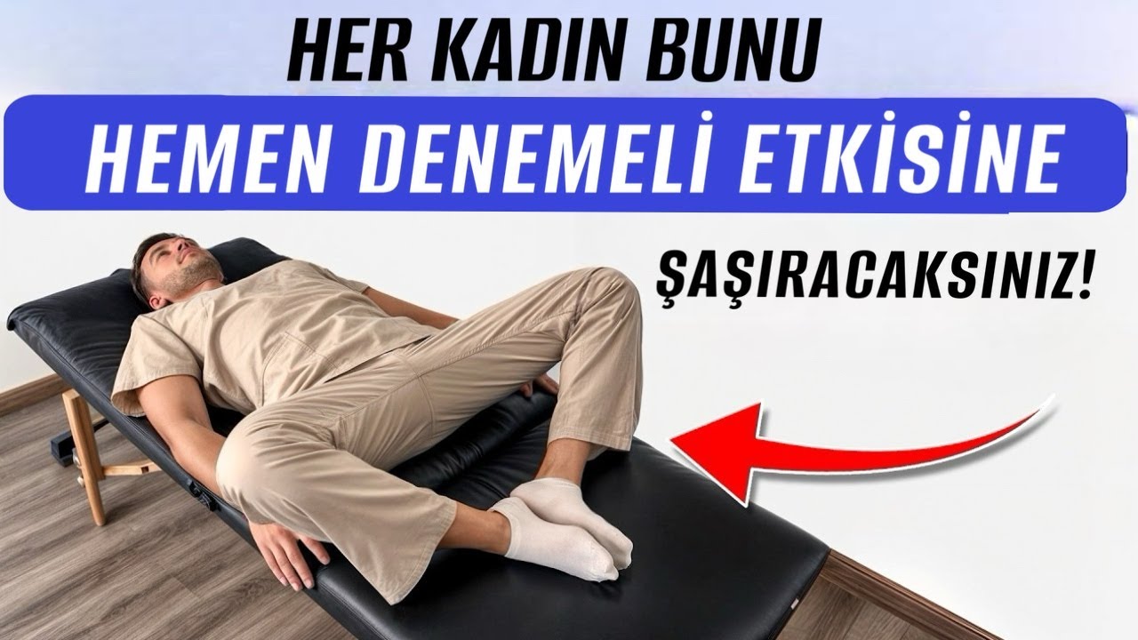 Sadece 40 saniye bu pozisyonda kal ve değişimi gör! Sağlığınızı %150 artıran egzersiz!