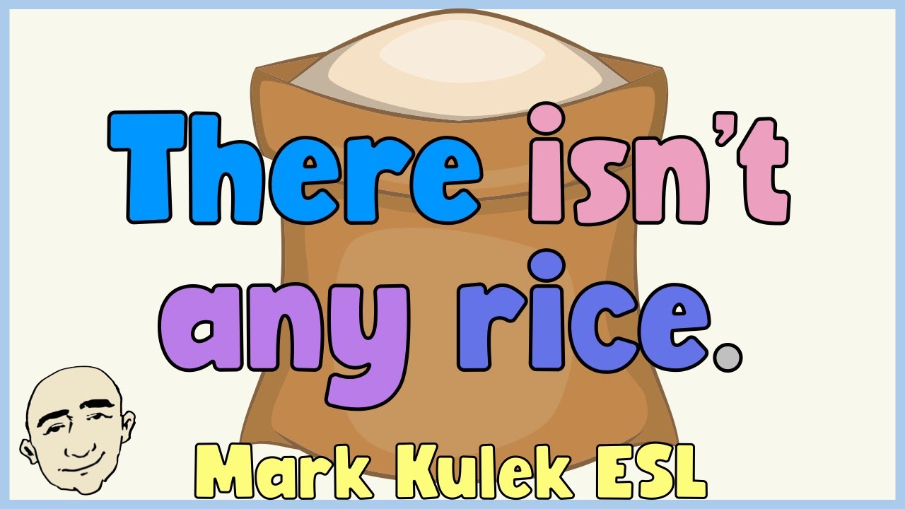 Uncountable Nouns (there isn't any) - food | English speaking practice - Mark Kulek ESL