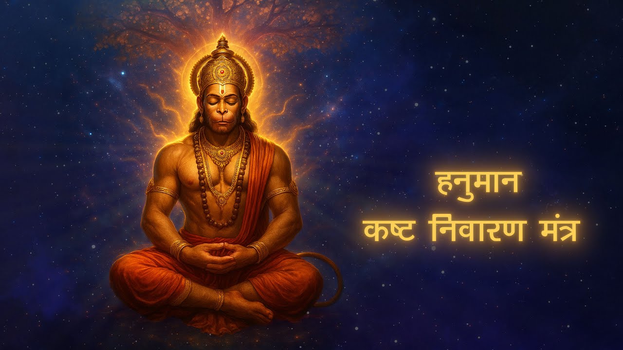Hanuman Kasht Nivaran Mantra Loop | Powerful Relief, Protection & Healing Chant for Peace & Strength