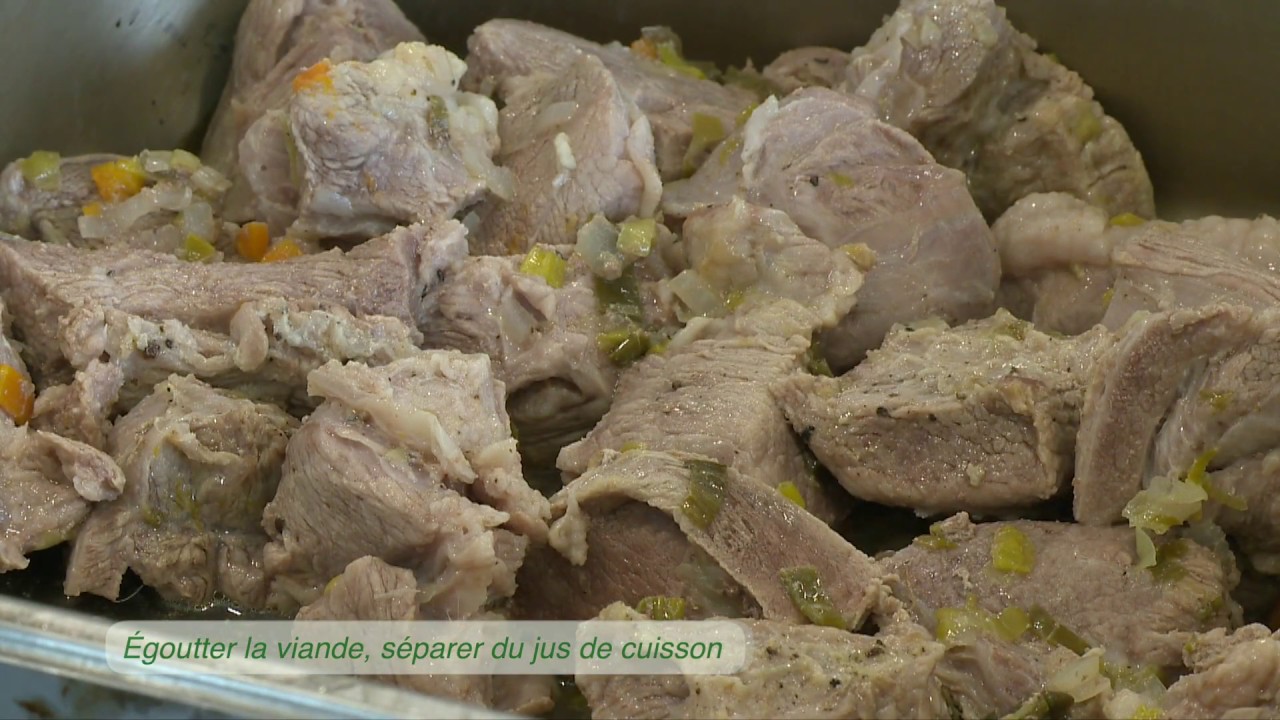 La blanquette de veau - Les recettes restauration collective