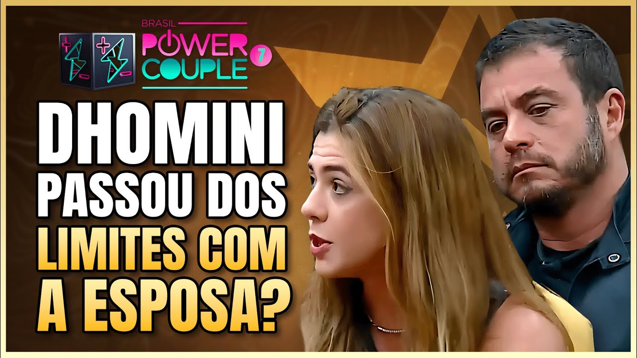 DHOMINI PERDE A PACIÊNCIA COM ESPOSA NO POWER  | LINK PODCAST