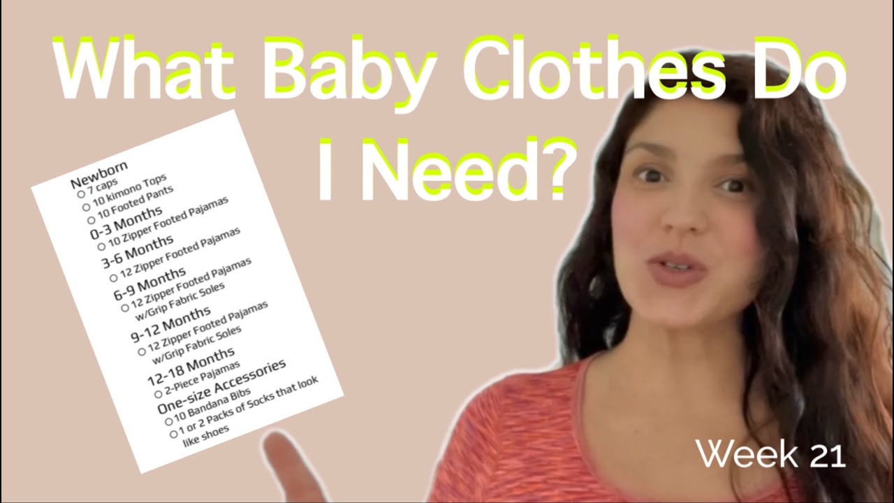 Must-have Baby Clothing List - Baby Minimalist Wardrobe -  Making Your Baby Registry