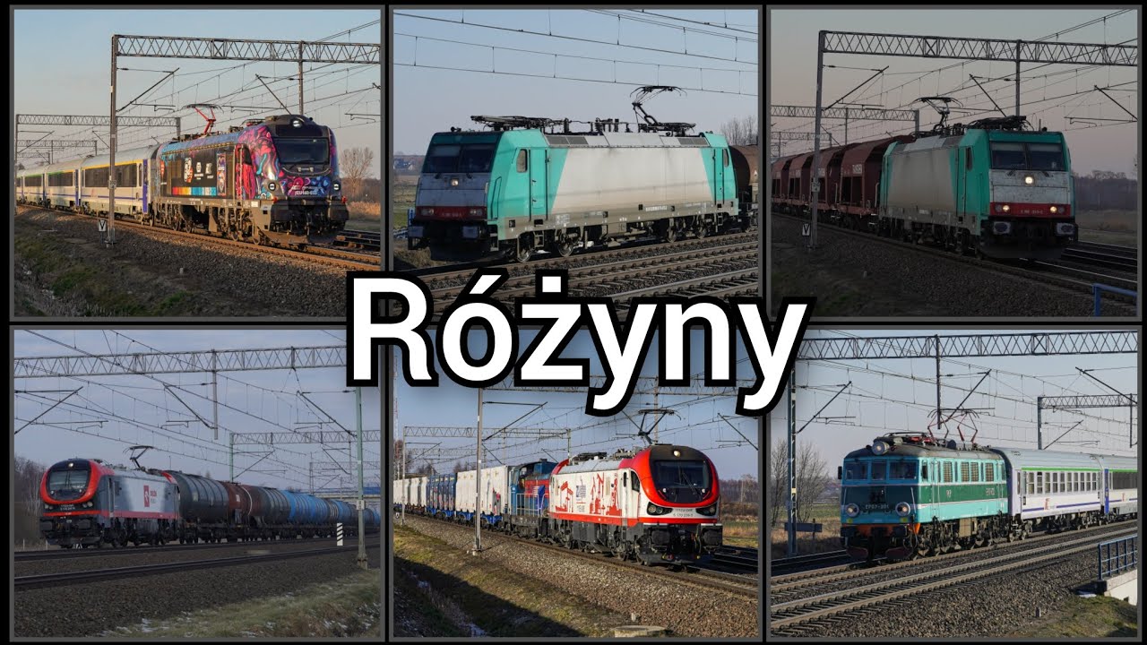 Pociągi Różyny 22.02.2025.