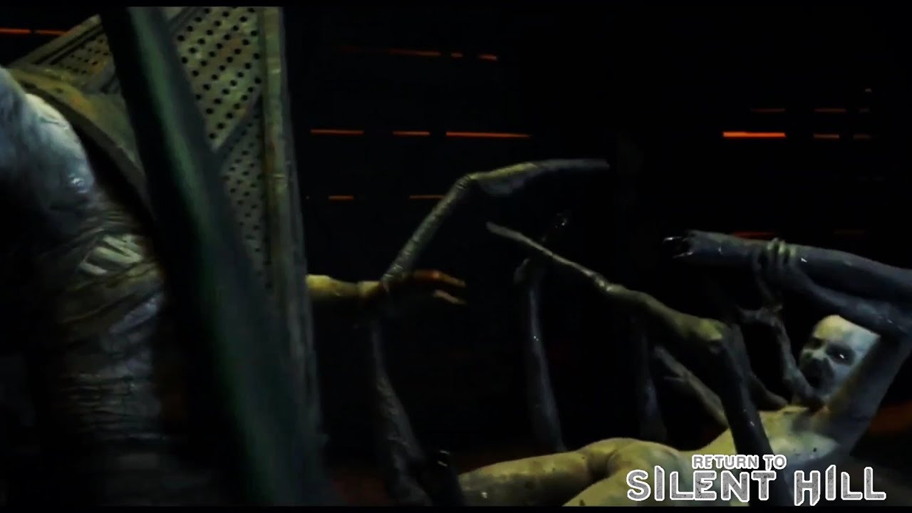 Return to Silent Hill - PYRAMID HEAD VS THE SPIDER SCENE