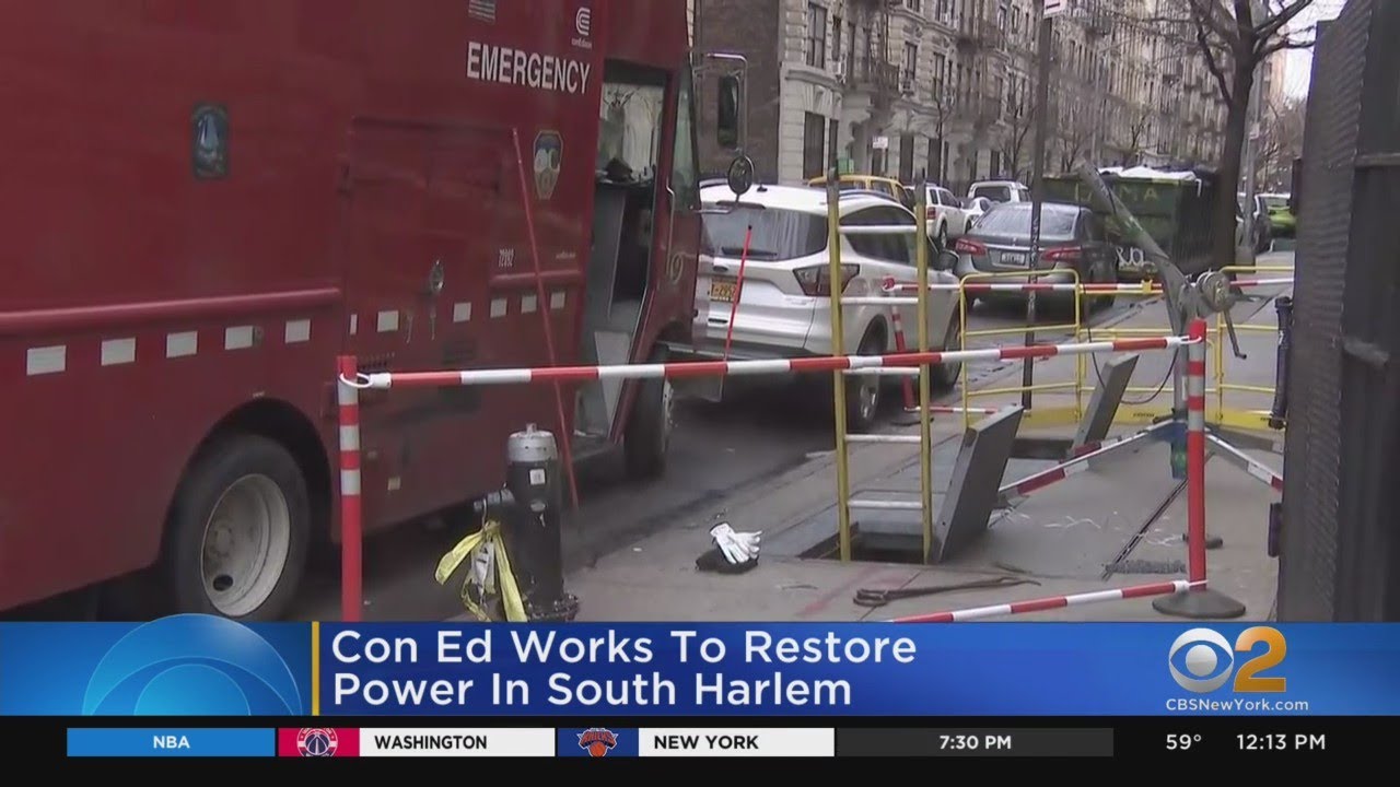 Con Ed Crews Working To Restore Power In South Harlem