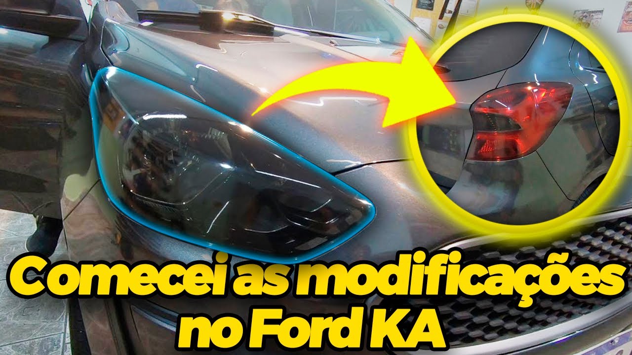 ESCURECI O FAROL E LANTERNA DO FORD KA
