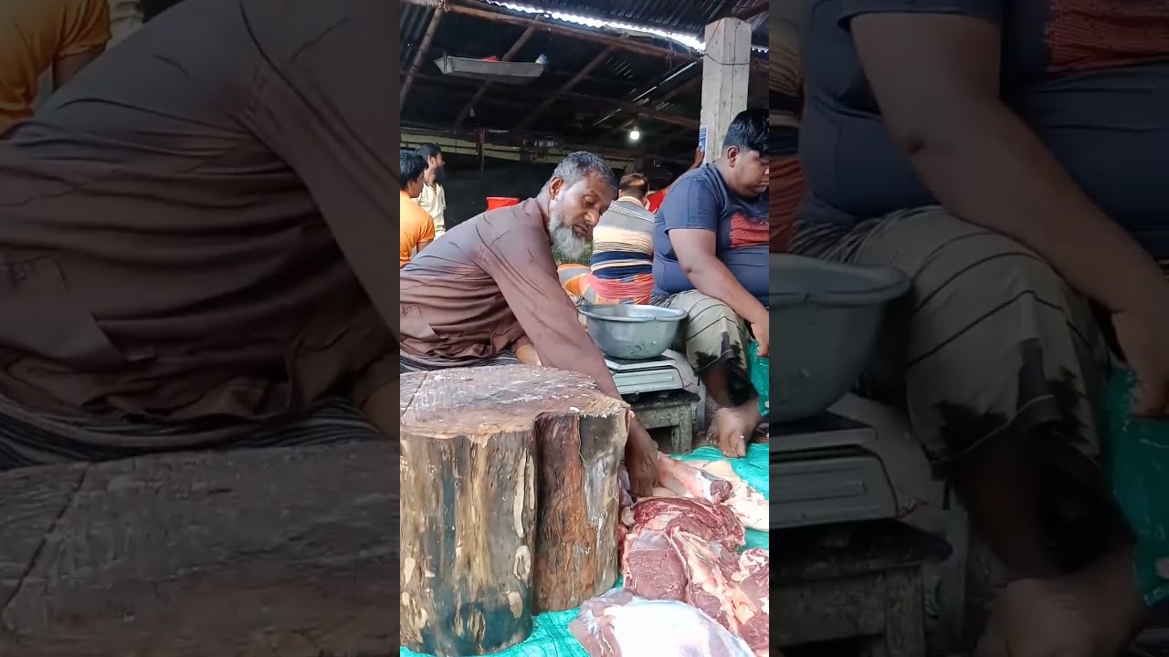 Soft big beef cutting video. 