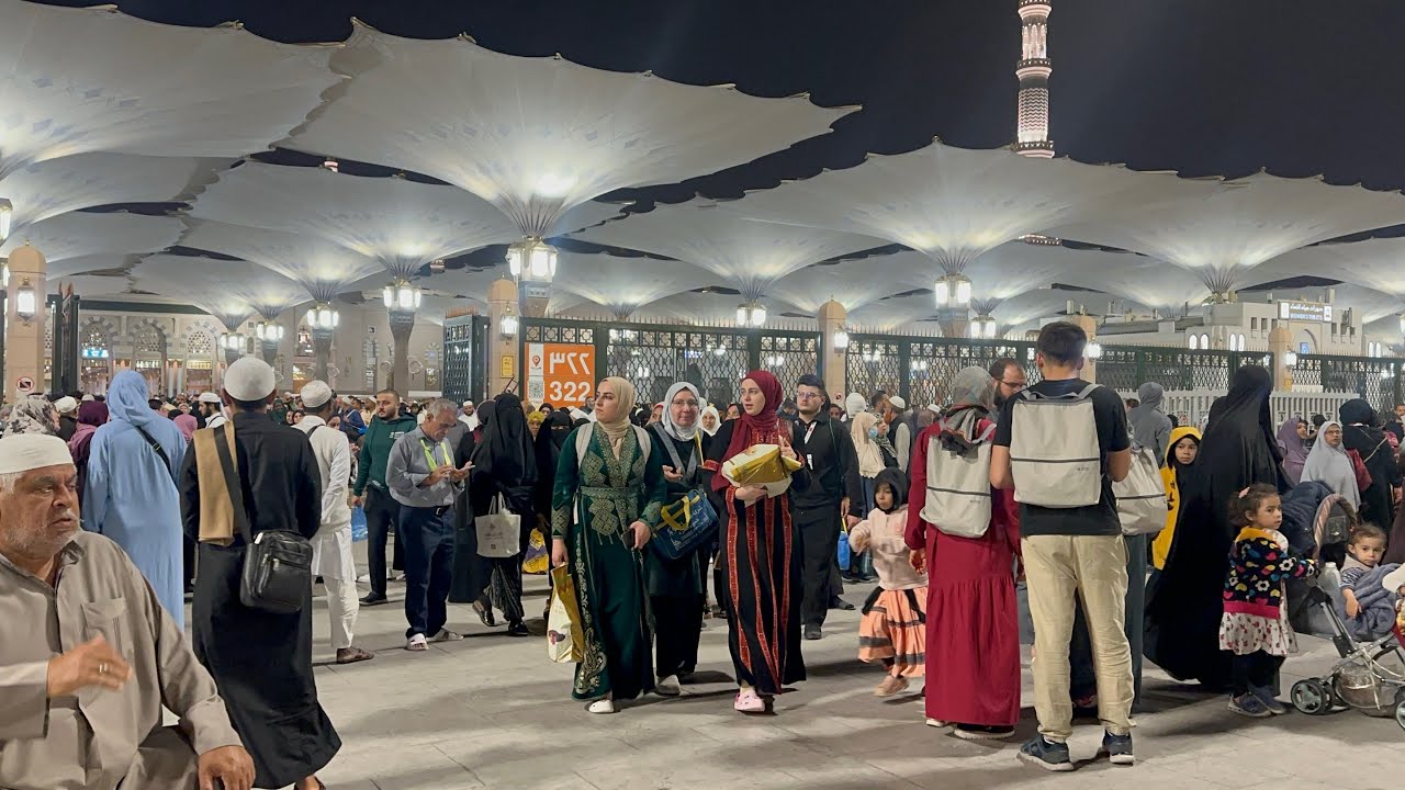 روحانية ما بعد العشاء من المسجد النبوي