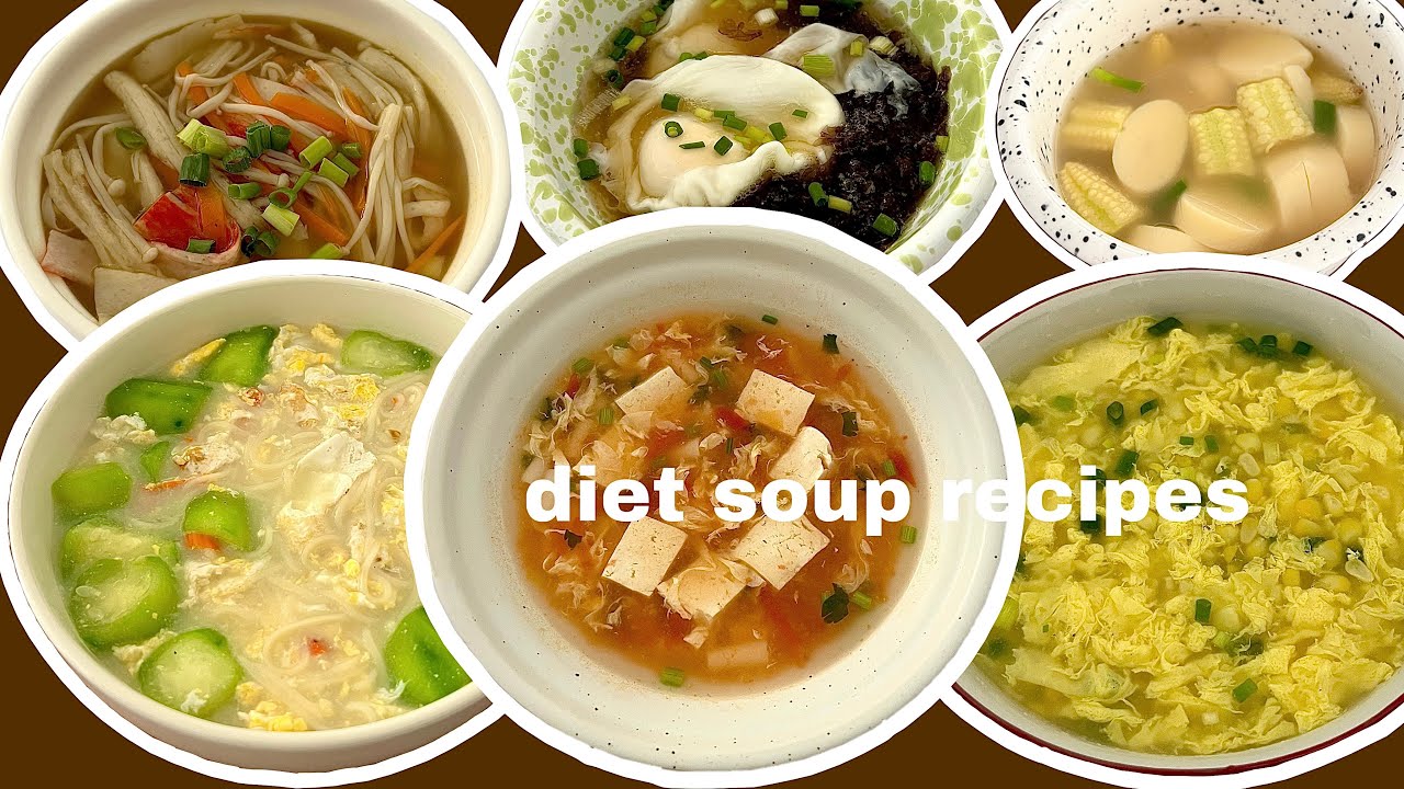 ANEKA SUP DIET RENDAH KALORI 🍅 easy healthy soup recipes for diet