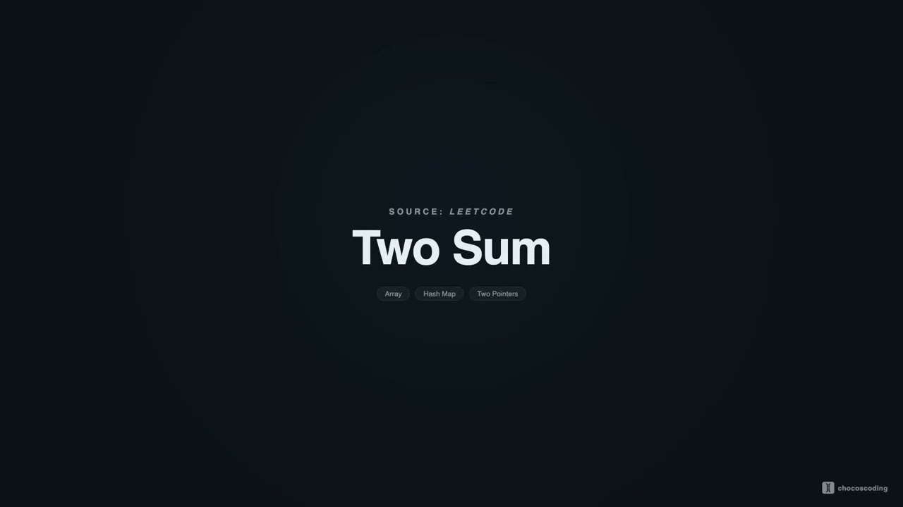 Two Sum solution — Brute Force vs Hash Map | Full Animated Walkthrough
