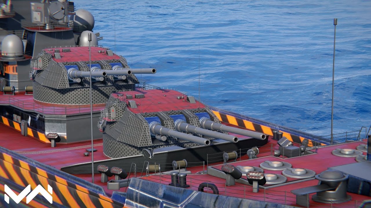 RF Admiral Isakov - 10,000AC  Multi-role Battleship. SOLO RANKED Gameplay - Modern Warships