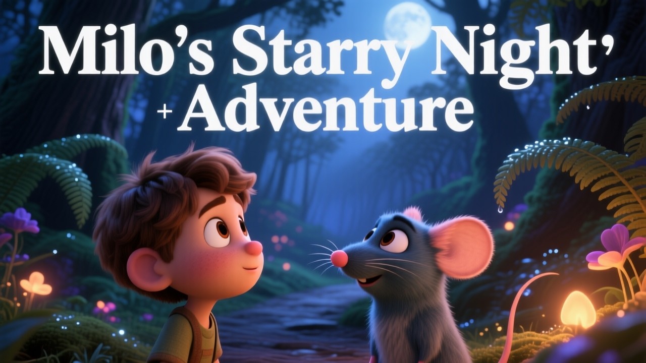 Milo's Starry Night Adventure    Calm Bedtime Story for Kids