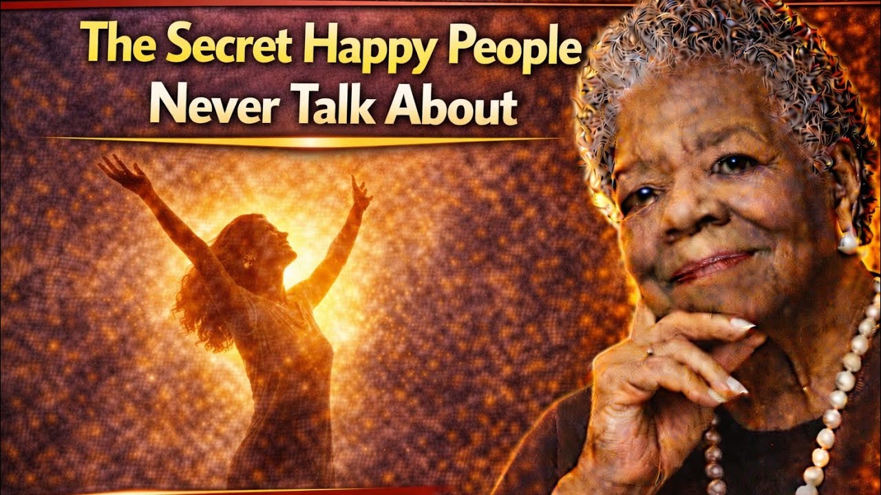 The Secret Happy People Never Talk About | MAYA ANGELOU | Motivational Speech