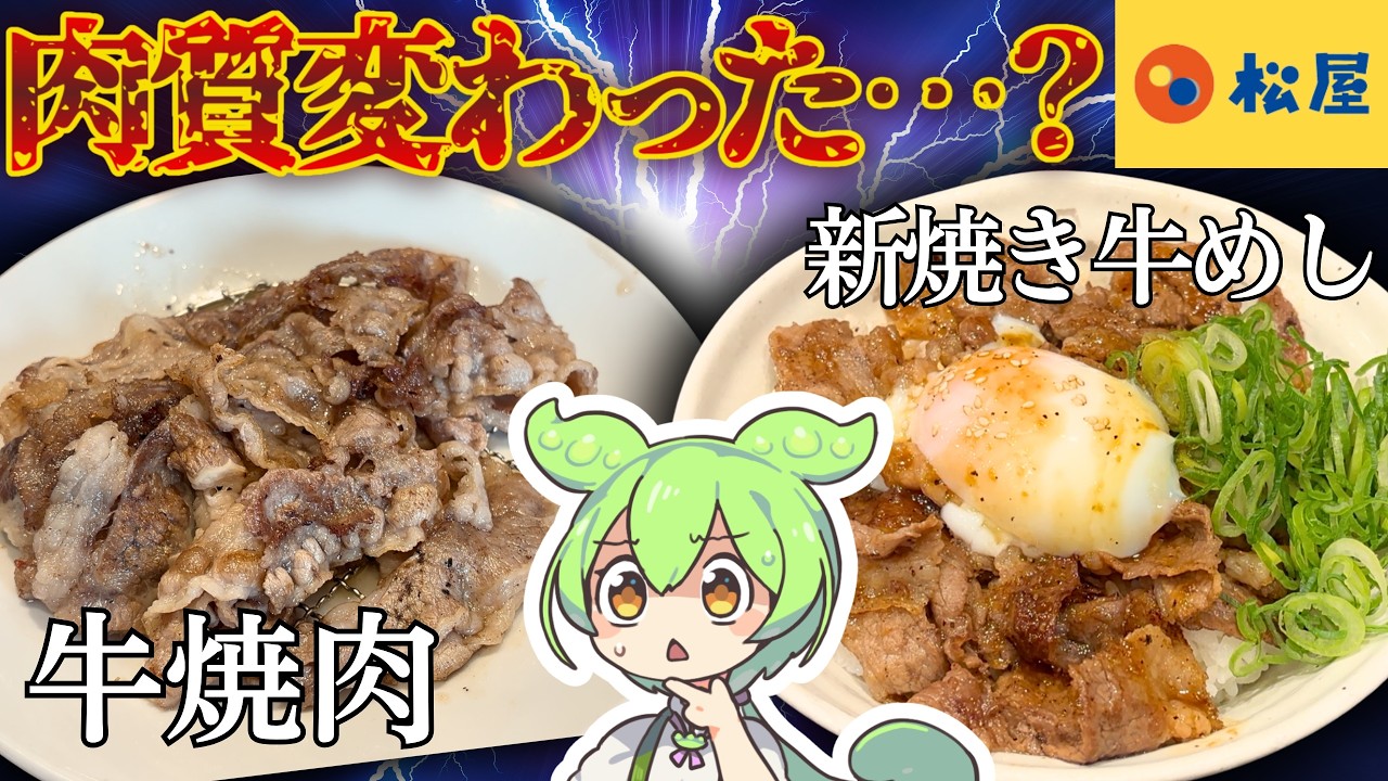 【松屋】肉が変わった？牛焼肉定食＆新焼き牛めしを正直レビュー！！