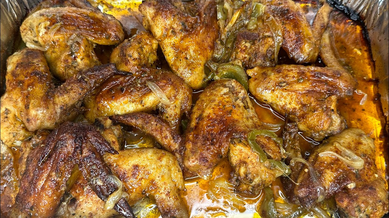 OVEN BAKED CHICKEN WINGS