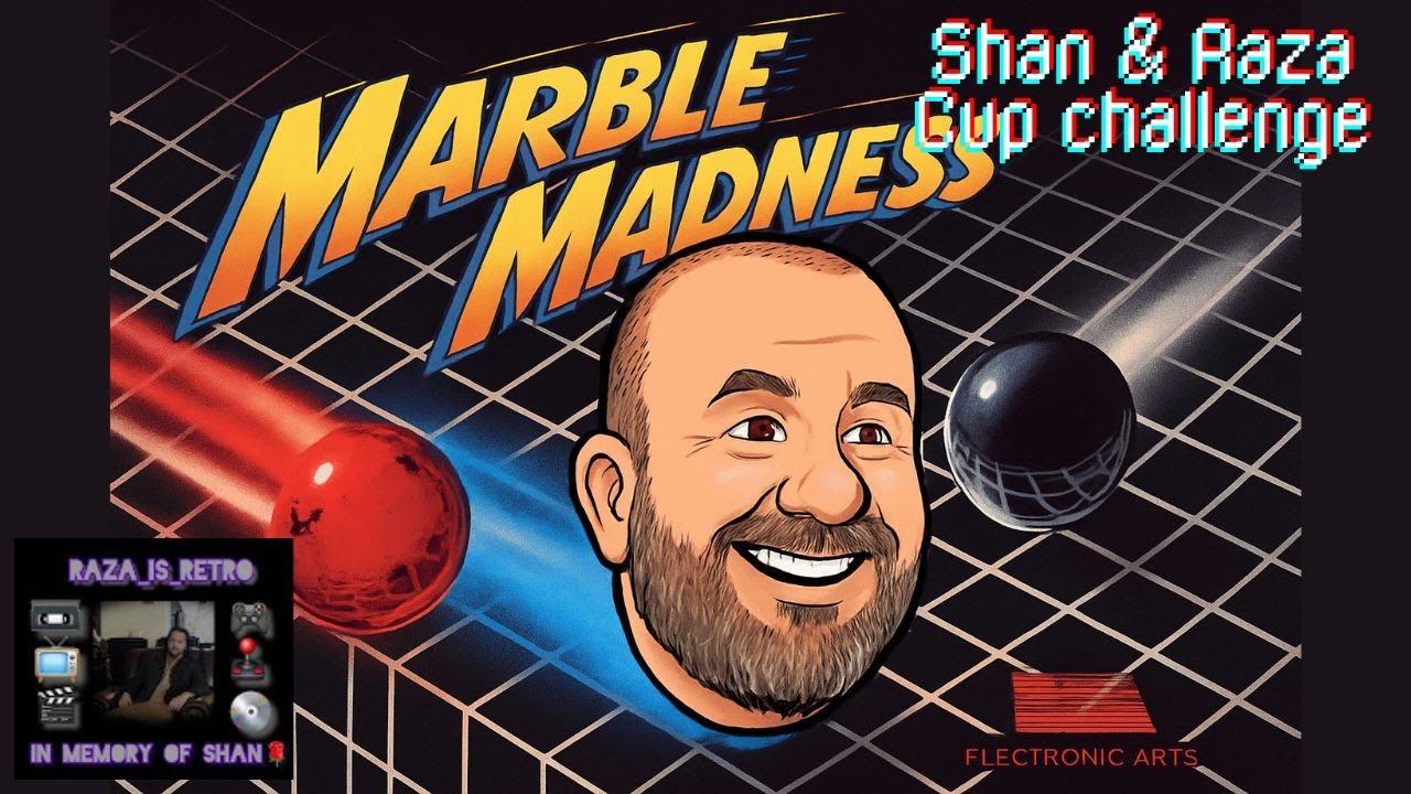 Marble Madness Mayhem Challenge - Shan & Raza Cup on the C64. @raza_is_retro @RetroCrisis