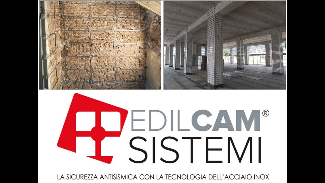 Intervento antisismico - consolidamento con tecnologia  Edil CAM Sistemi