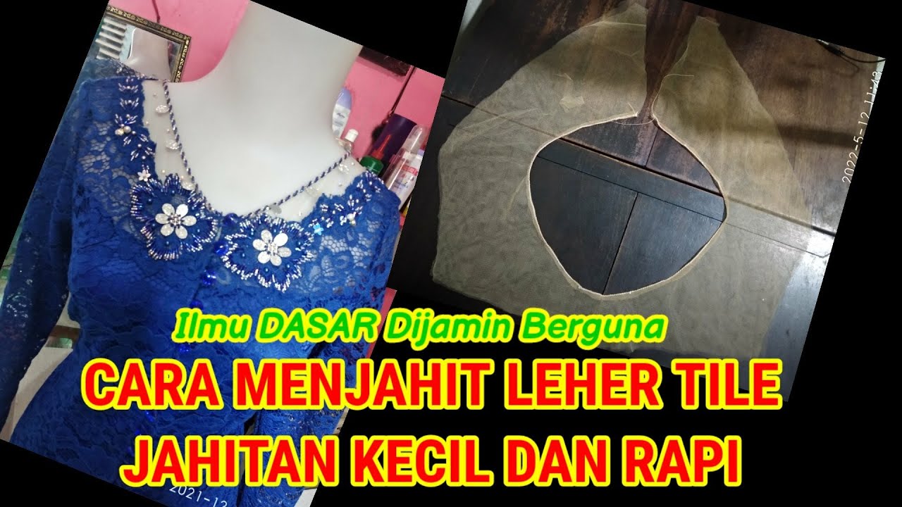 CARA MENJAHIT LEHER TILE UNTUK PEMULA