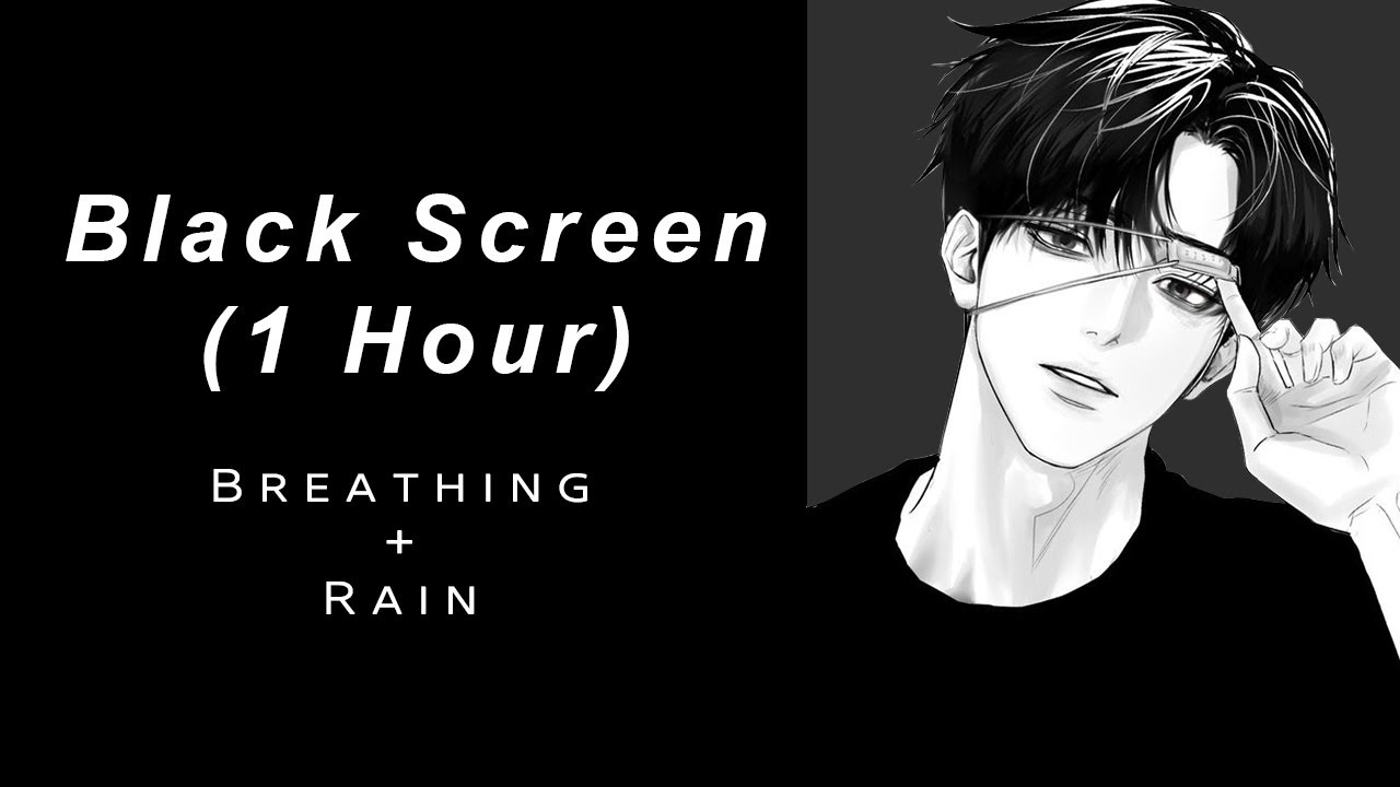 Soft Spoken Boyfriend comforts you to sleep [1 Hour] [Breathing + Rain Sounds] ASMR Roleplay