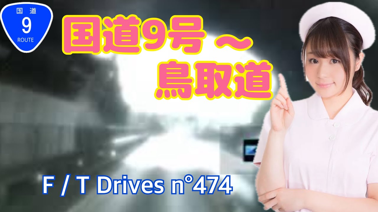 【車載動画】国道９号から鳥取道は大雨 