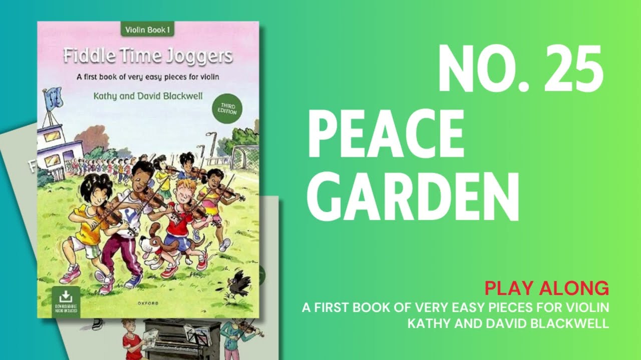 No. 25 Peace Garden | Play Along | Fiddle Time Joggers