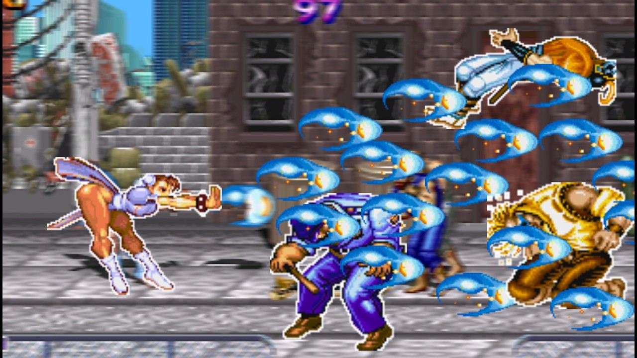 レインボー春麗でファイナルファイト - Final fight with Street Fighter2 Rainbow Chun-Li