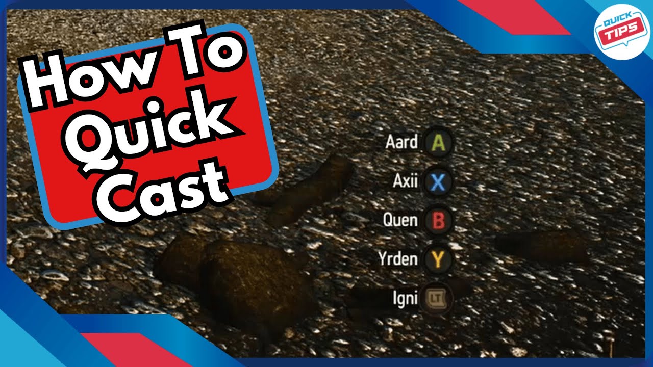 How To Quick Cast in Witcher 3