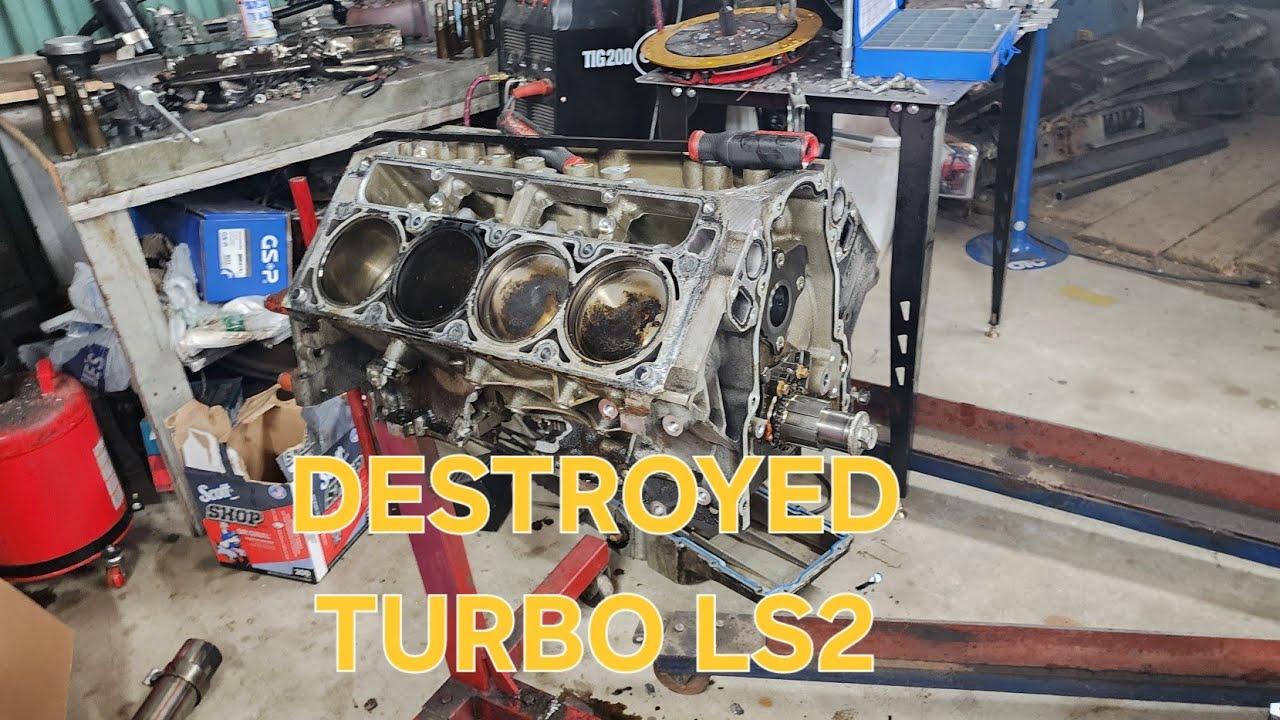Blown Up Turbo C6 Part 2 The Engine Is Out