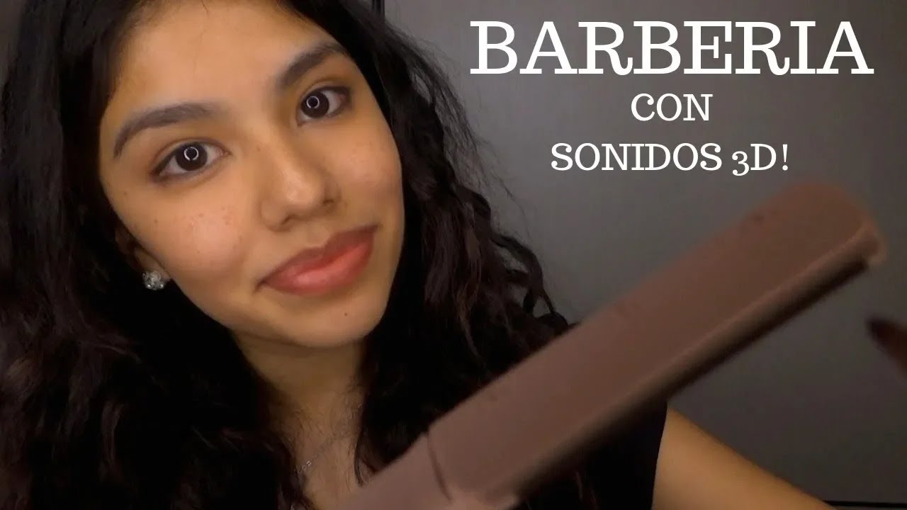 TE CORTO LA BARBA Y EL PELO 🙇 💇Barberia Virtual - Barber and Haircut Roleplay - ASMR Español