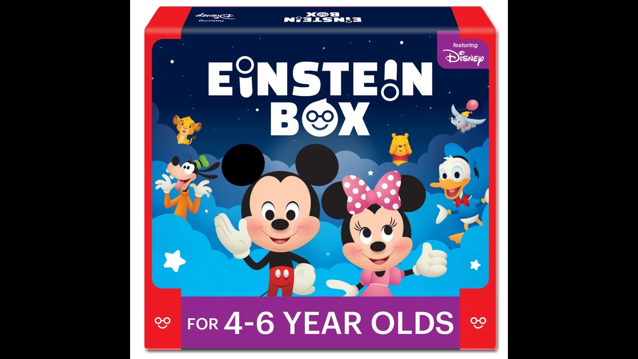 Einstein Box of experiments Featuring Disney for 4-5-6 Year Old Boys/Girls