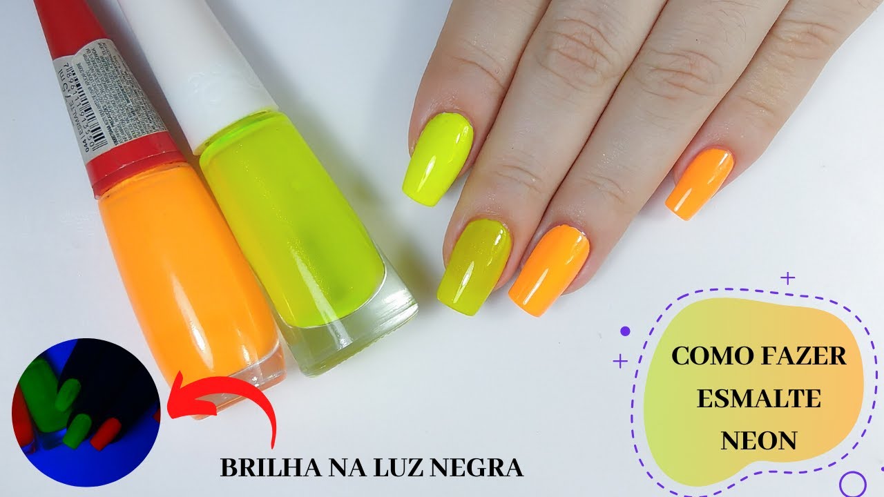 FAÇA SEU PRÓPRIO ESMALTE NEON | MISTURINHAS DE ESMALTES