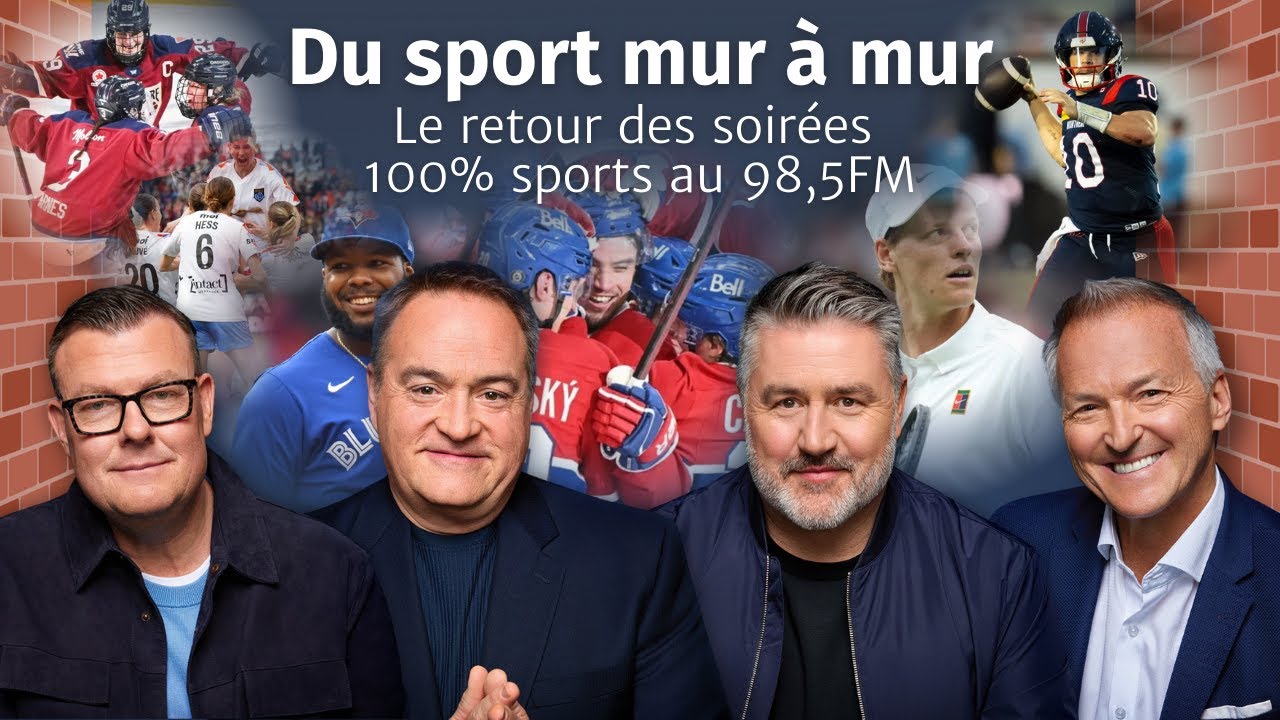 Soirées 100% sport : Le grand retour au 98.5FM