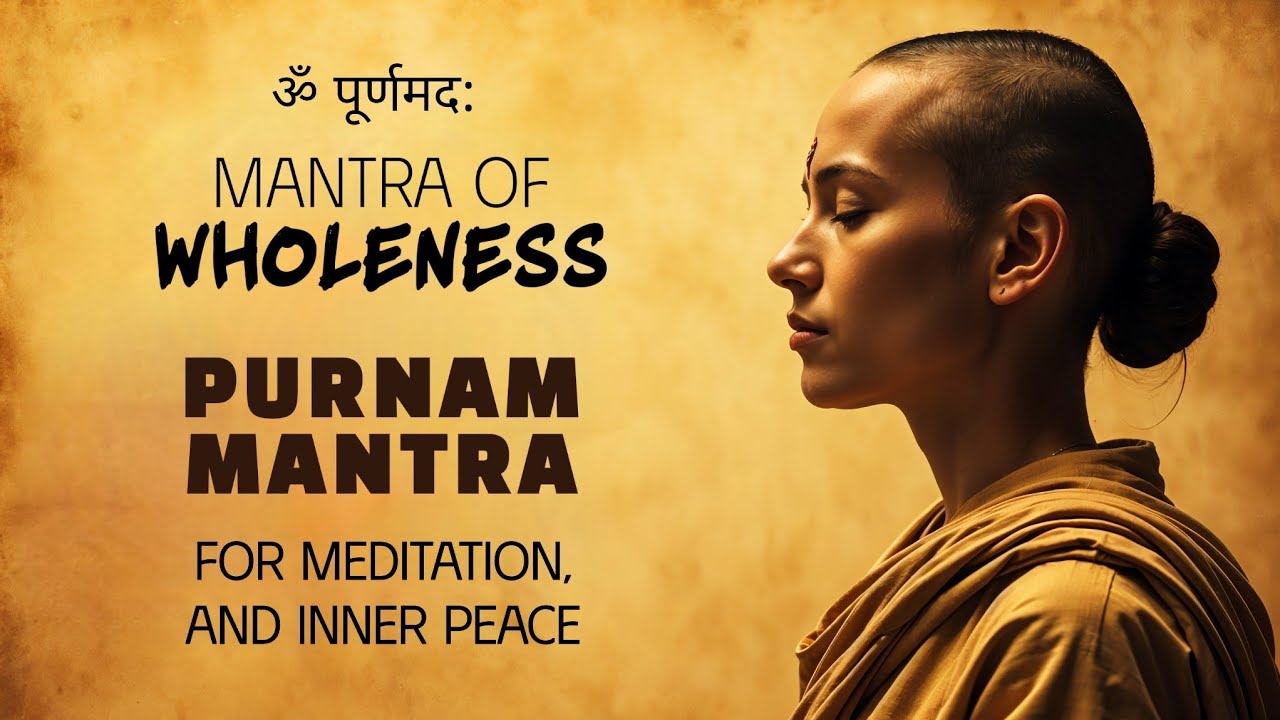 Purnam Mantra for Deep Meditation 108X | Upanishadic Chant for Peace & Wholeness | Shanti Mantra