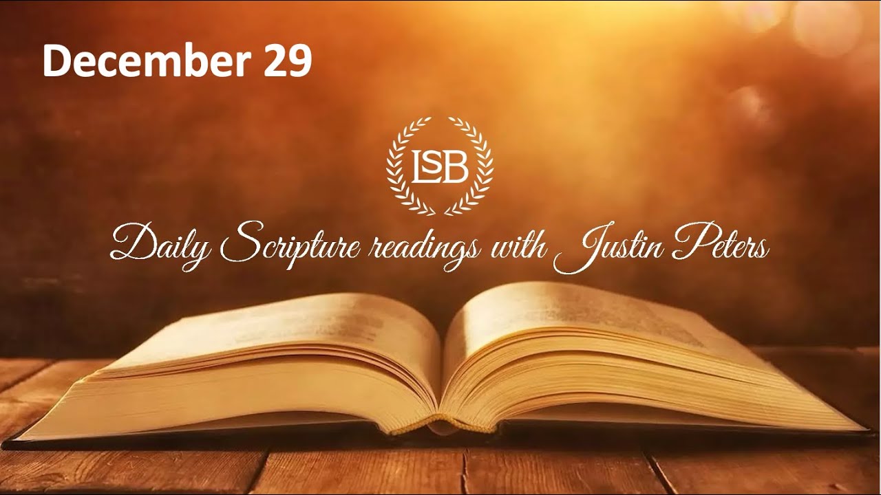 Daily Bible Reading: December 29