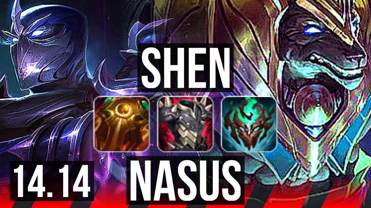 SHEN vs NASUS (TOP) | 5k comeback, 700+ games, 9/5/16, Rank 13 Shen | EUW Grandmaster | 14.14