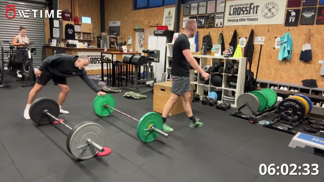 Five Leagues Workout 25.7 Box Jumps, Hang Clean and Squat Clean