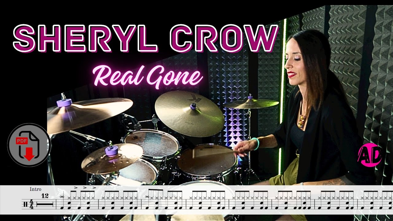 Real Gone - Sheryl Crow - Drum Cover (Drum Score)
