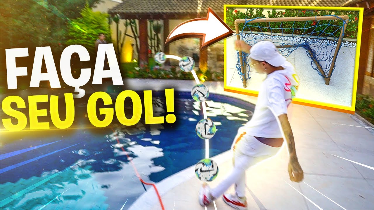 FAÇA SEU GOLZINHO E JOGUE FUTEBOL EM CASA! *MUITO FÁCIL E RÁPIDO*