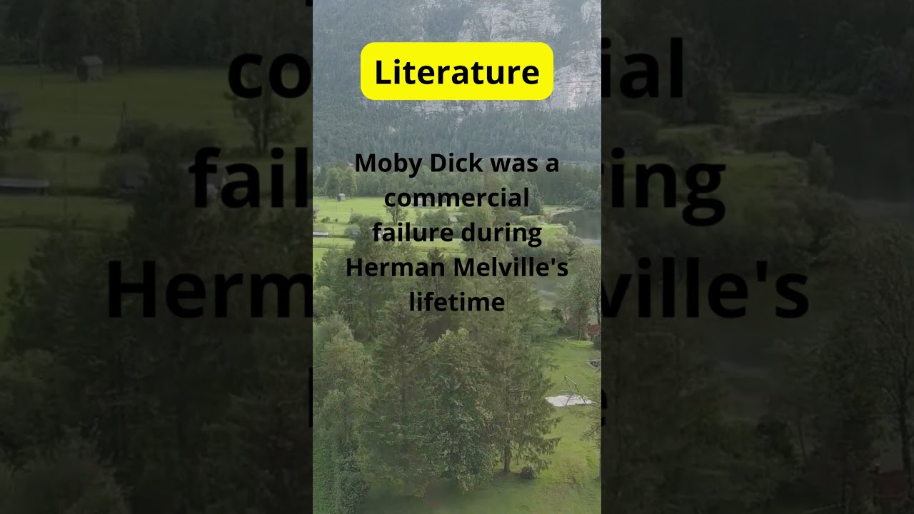 Moby Dick is today a true classic of American literature.