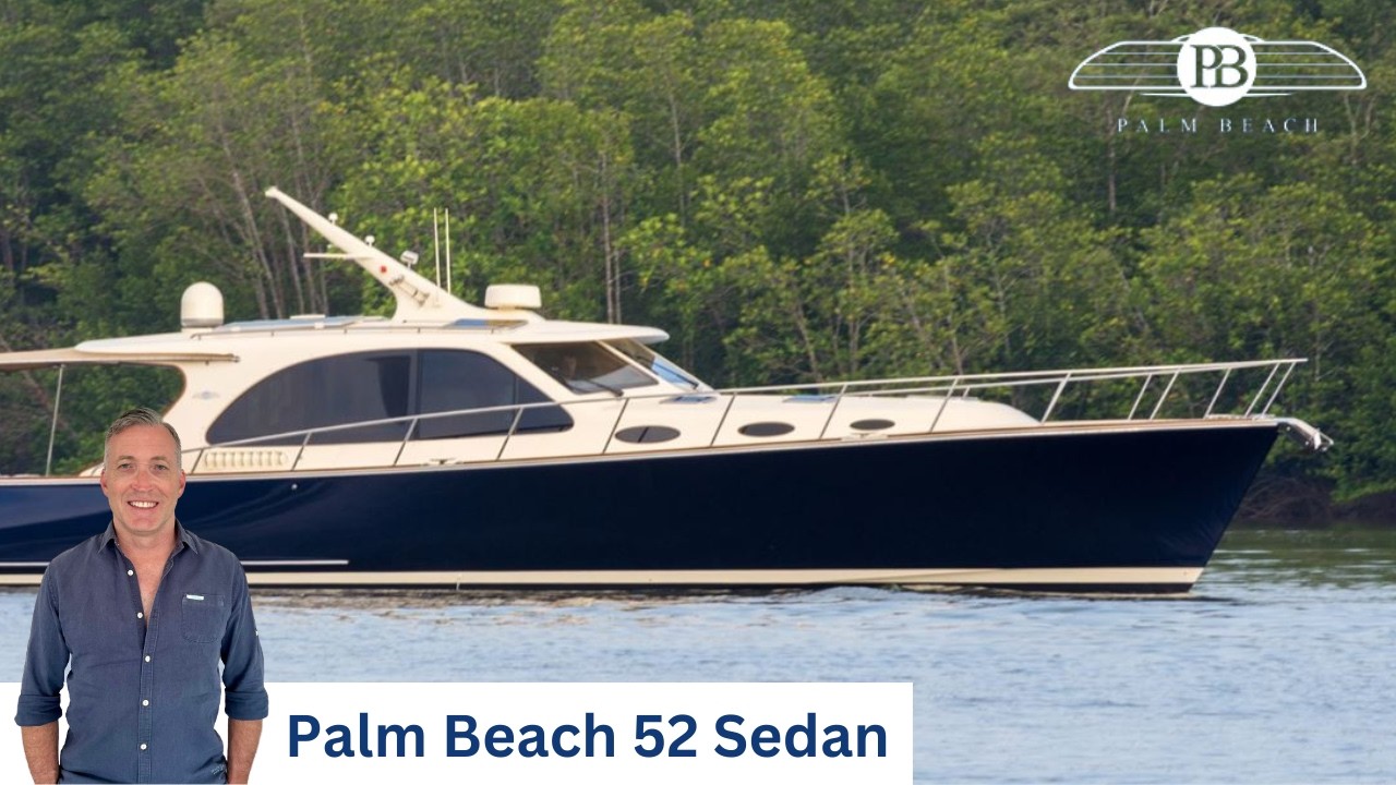 A Piece of Timeless Classic Design PALM BEACH 52 Yacht Tour & Boat Walkthrough