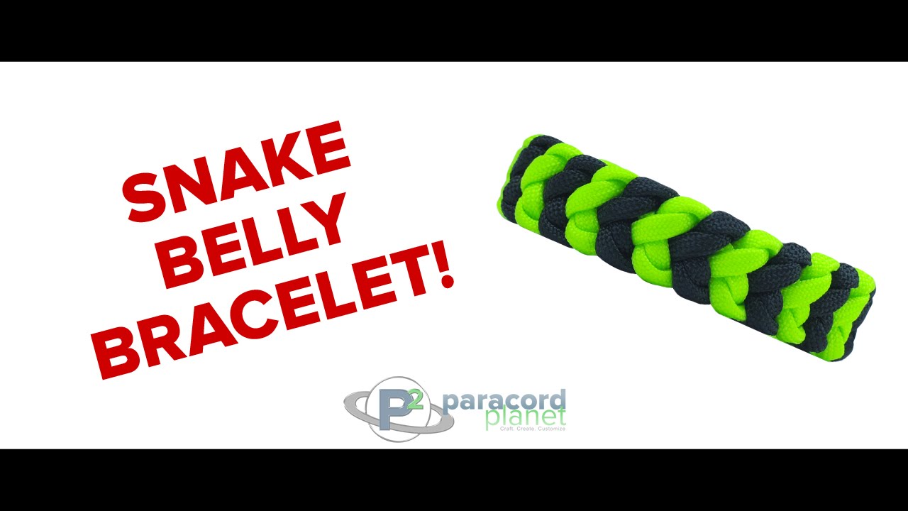 Paracord Tutorial: How To Make A Snake Belly Paracord Bracelet