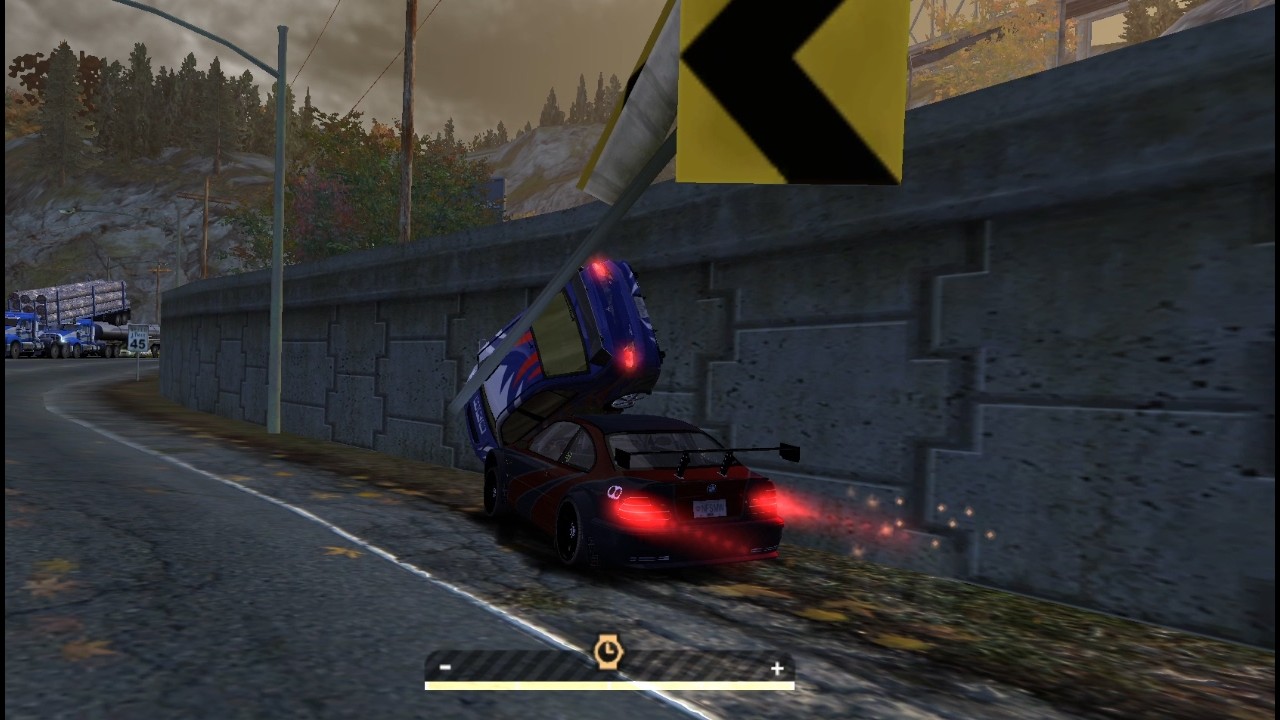 Trying to get to the speed of light! - bmw 1200km Need For Speed Most Wanted